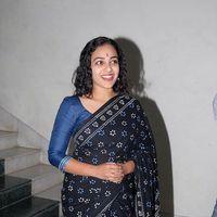 Nithya Menon In Black Saree at Okkadine Audio Release Pictures | Picture 303370