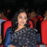 Nithya Menon In Black Saree at Okkadine Audio Release Pictures | Picture 303373