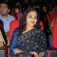 Nithya Menon In Black Saree at Okkadine Audio Release Pictures | Picture 303374