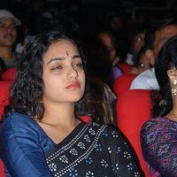 Nithya Menon In Black Saree at Okkadine Audio Release Pictures | Picture 303377