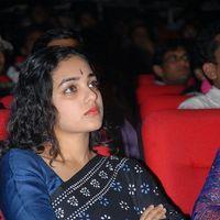 Nithya Menon In Black Saree at Okkadine Audio Release Pictures | Picture 303378