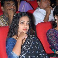 Nithya Menon In Black Saree at Okkadine Audio Release Pictures | Picture 303379