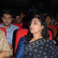 Nithya Menon In Black Saree at Okkadine Audio Release Pictures | Picture 303381