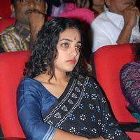 Nithya Menon In Black Saree at Okkadine Audio Release Pictures | Picture 303385