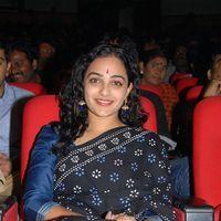 Nithya Menon In Black Saree at Okkadine Audio Release Pictures | Picture 303387