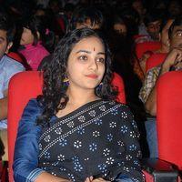 Nithya Menon In Black Saree at Okkadine Audio Release Pictures | Picture 303389