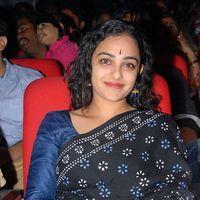 Nithya Menon In Black Saree at Okkadine Audio Release Pictures | Picture 303391