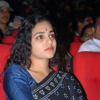 Nithya Menon In Black Saree at Okkadine Audio Release Pictures | Picture 303394