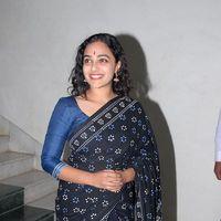 Nithya Menon In Black Saree at Okkadine Audio Release Pictures | Picture 303402