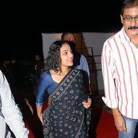 Nithya Menon In Black Saree at Okkadine Audio Release Pictures | Picture 303406