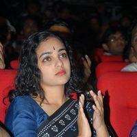 Nithya Menon In Black Saree at Okkadine Audio Release Pictures | Picture 303407