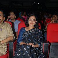 Nithya Menon In Black Saree at Okkadine Audio Release Pictures | Picture 303410