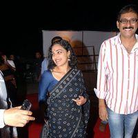 Nithya Menon In Black Saree at Okkadine Audio Release Pictures | Picture 303411
