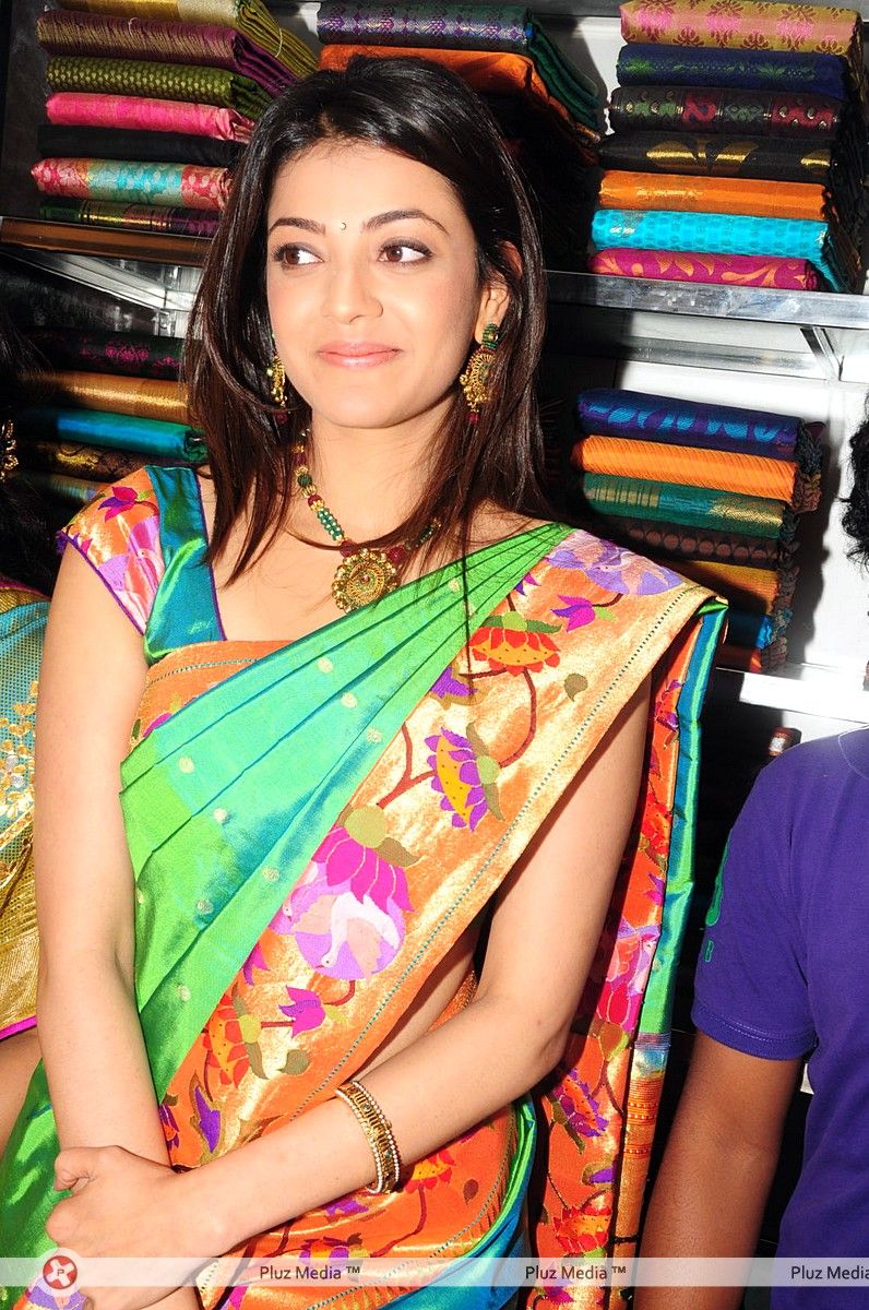 Kajal Agarwal at Designer Sarees Showroom Opening Pictures | Picture 304674