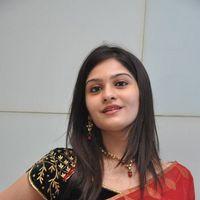 Vibha Natarajan in Red Saree Stills | Picture 268417
