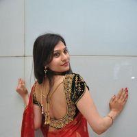 Vibha Natarajan in Red Saree Stills | Picture 268420