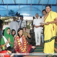 Sushmita Sen at Hyderabad Film Nagar Temple Pictures | Picture 274211