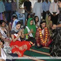 Sushmita Sen at Hyderabad Film Nagar Temple Pictures | Picture 274228