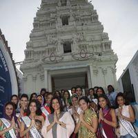 Sushmita Sen at Hyderabad Film Nagar Temple Pictures | Picture 274241