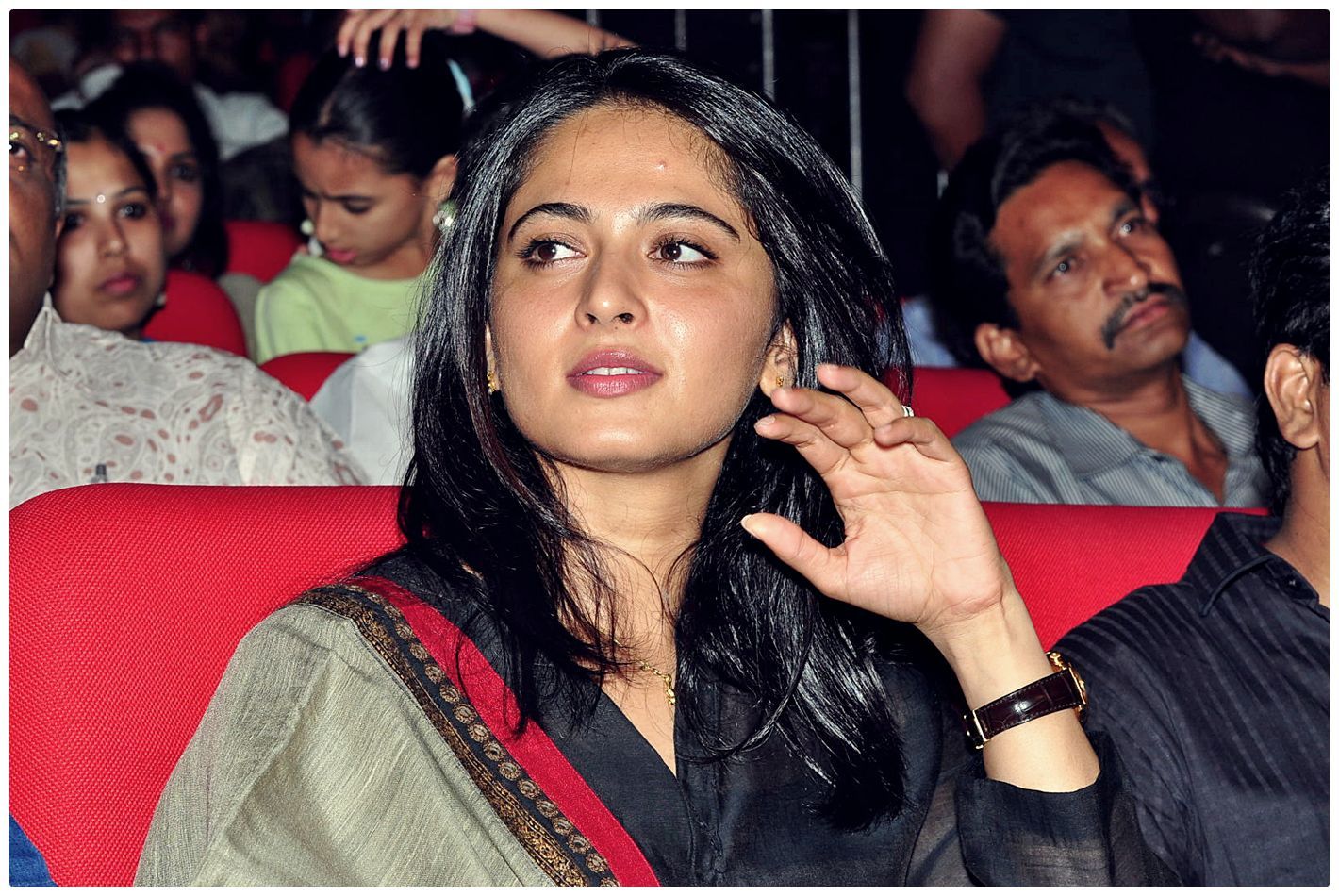 Anushka Shetty at Greeku Veerudu Audio Launch Pictures | Picture 423445