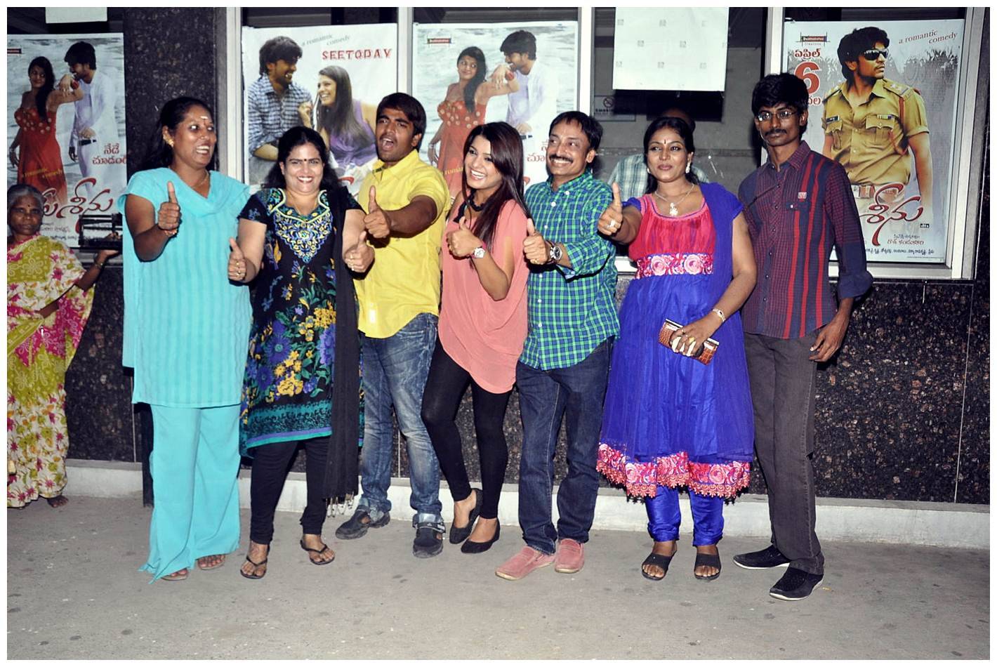Gola Seenu Movie team in Usha Mayuri Theater Pictures | Picture 429581
