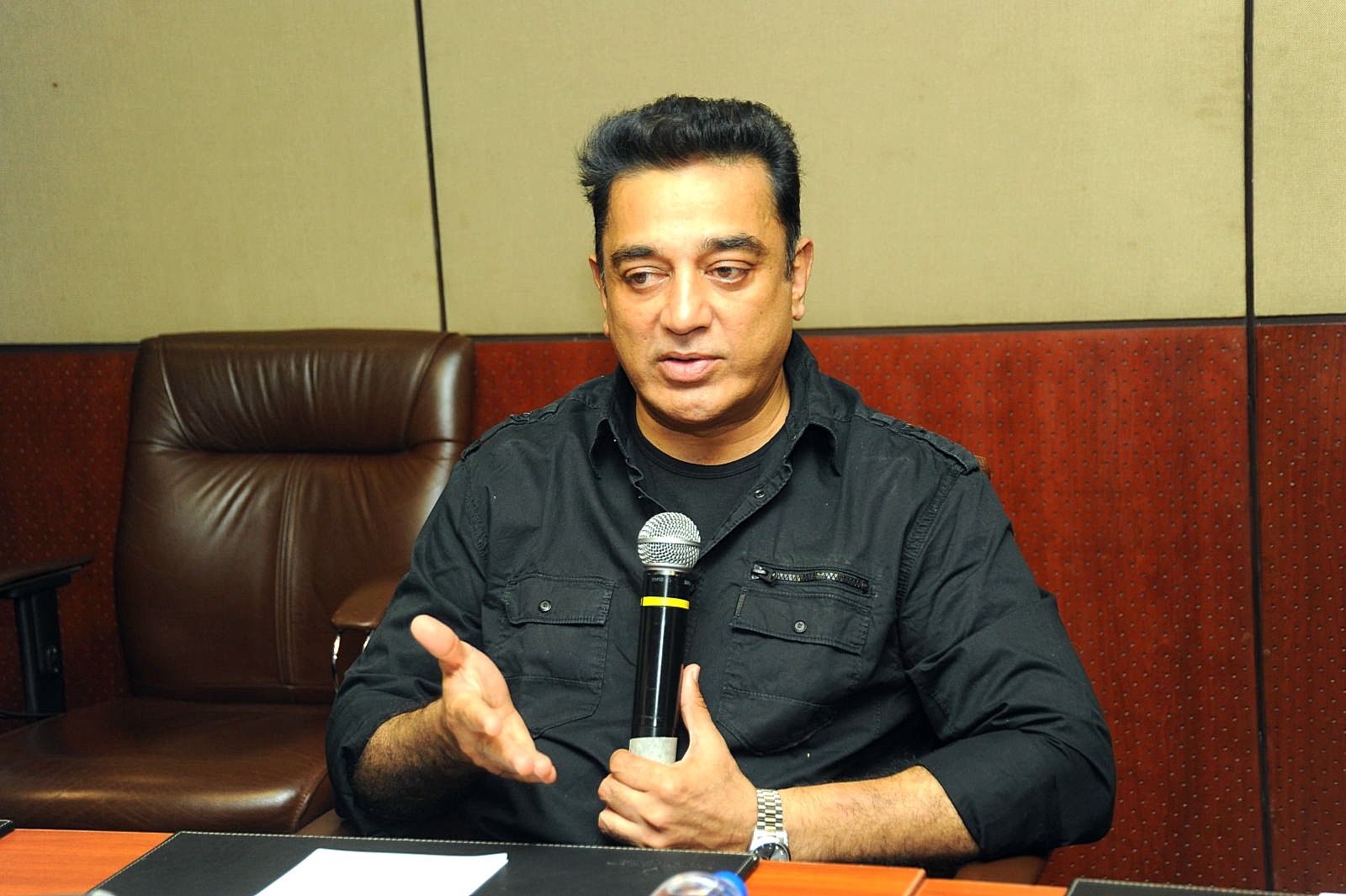 Kamal Haasan at Viswaroopam DTH Launch Pictures | Picture 353850