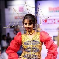 Sanjana Galrani Ramp Walk at Hyderabad Fashion Week Photos | Picture 524089