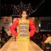 Sanjana Galrani Ramp Walk at Hyderabad Fashion Week Photos | Picture 524091