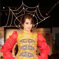 Sanjana Galrani Ramp Walk at Hyderabad Fashion Week Photos | Picture 524095