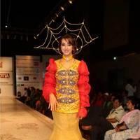 Sanjana Galrani Ramp Walk at Hyderabad Fashion Week Photos | Picture 524096