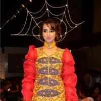 Sanjana Galrani Ramp Walk at Hyderabad Fashion Week Photos | Picture 524103