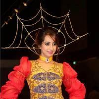 Sanjana Galrani Ramp Walk at Hyderabad Fashion Week Photos | Picture 524104