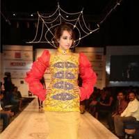 Sanjana Galrani Ramp Walk at Hyderabad Fashion Week Photos | Picture 524106