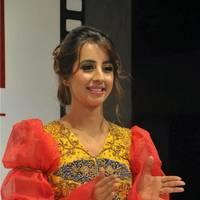 Sanjana Galrani Ramp Walk at Hyderabad Fashion Week Photos | Picture 524113