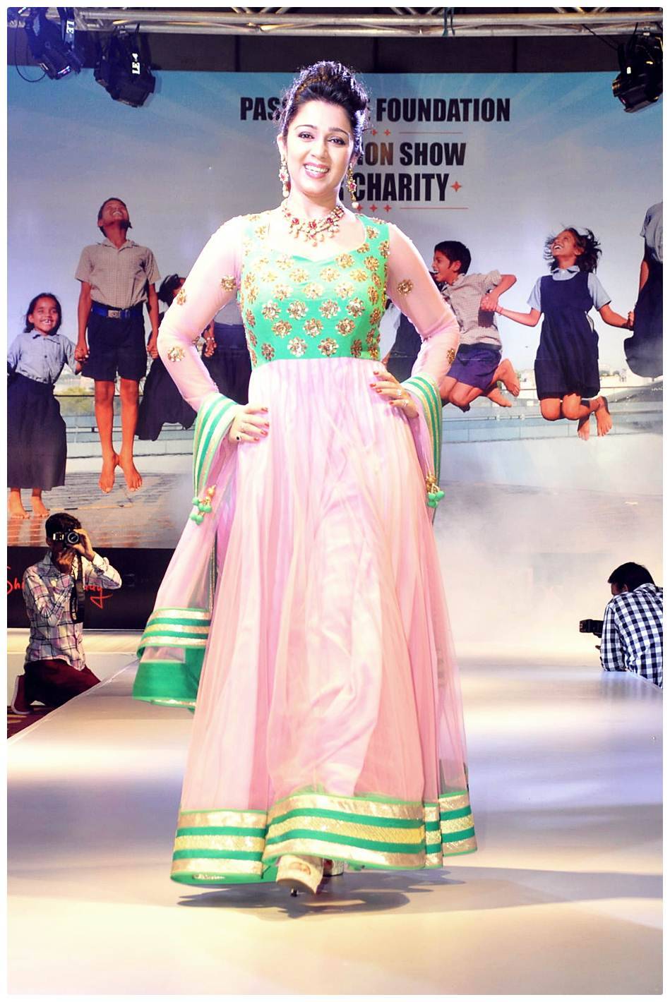 Charmi Ramp Walk at Passionate Foundation Fashion show photos | Picture 477511
