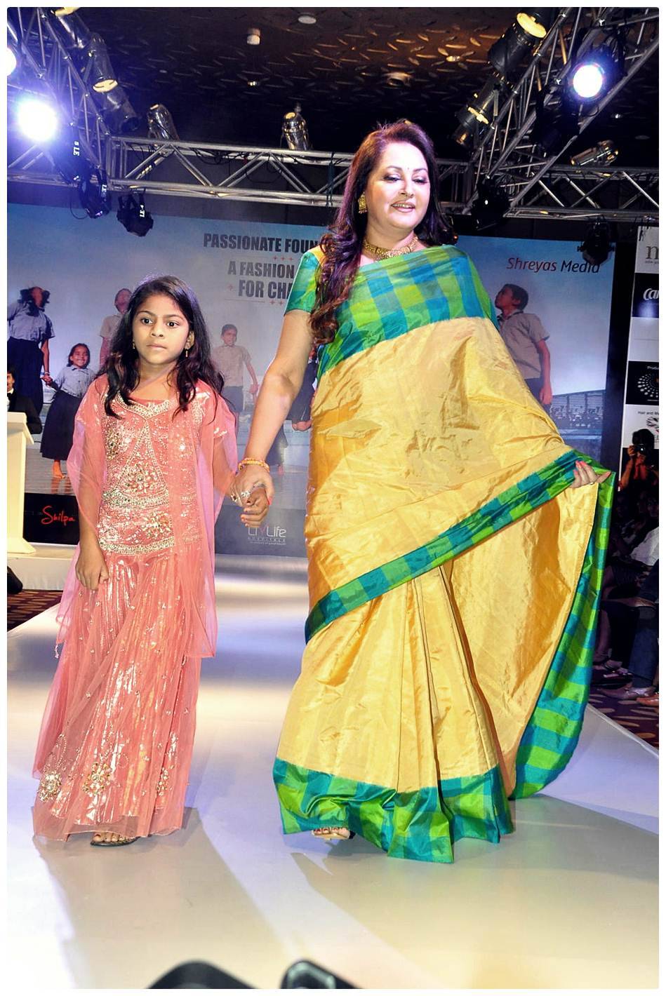 Jaya Prada Ramp Walk at Passionate Foundation Fashion show photos | Picture 477474