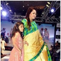 Jaya Prada Ramp Walk at Passionate Foundation Fashion show photos