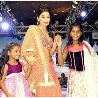 Shriya Saran Ramp Walk at Passionate Foundation Fashion Show Photos | Picture 477300