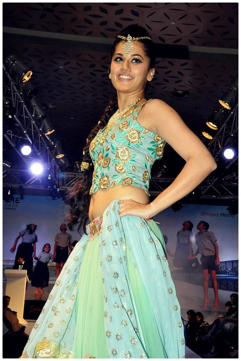 Tapsee Ramp Walk at Passionate Foundation Fashion Show Photos | Picture 477248