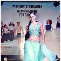 Tapsee Ramp Walk at Passionate Foundation Fashion Show Photos | Picture 477263