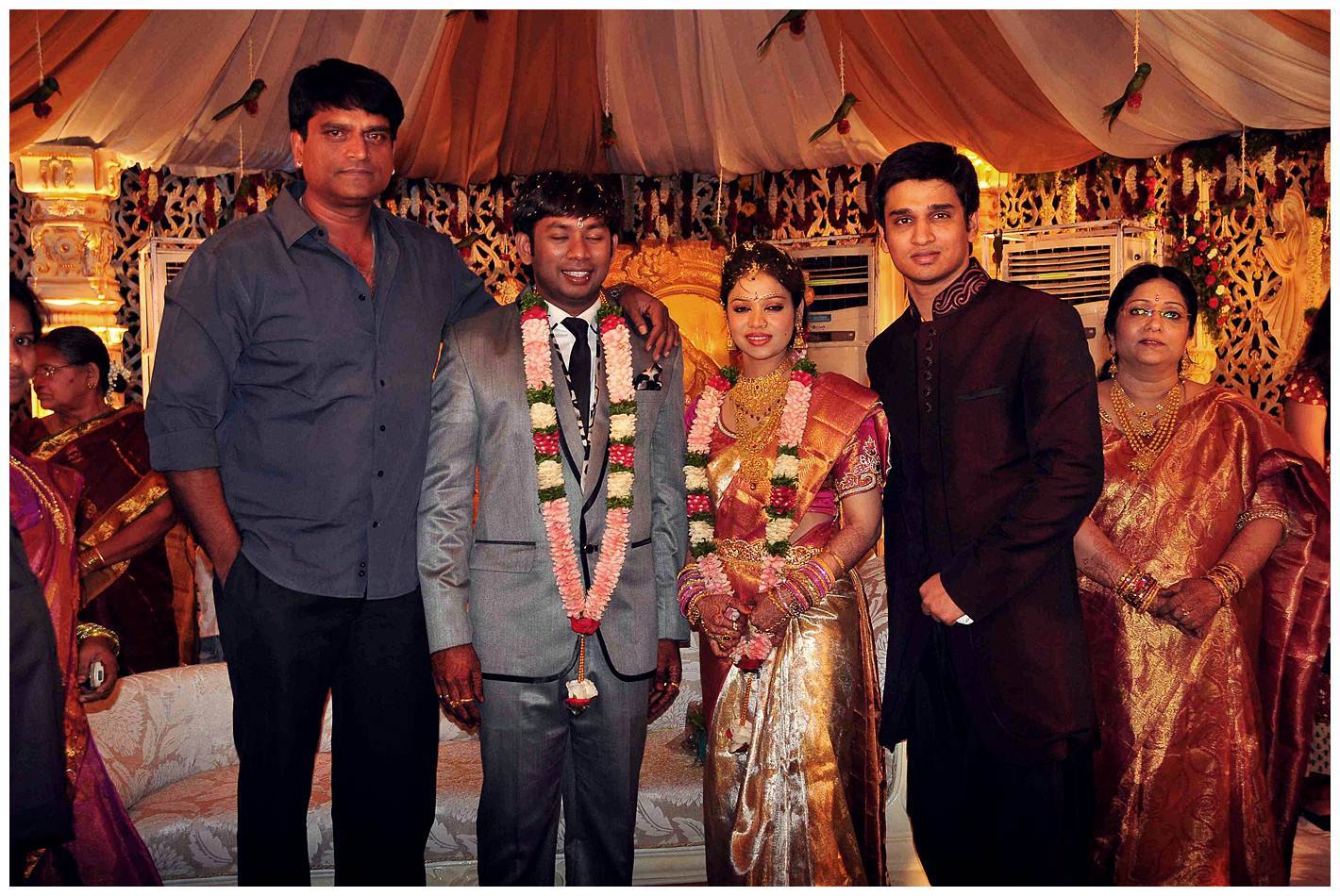 Nikhil Sister Sonali Wedding with Amarnath Reception Photos | Picture 456158