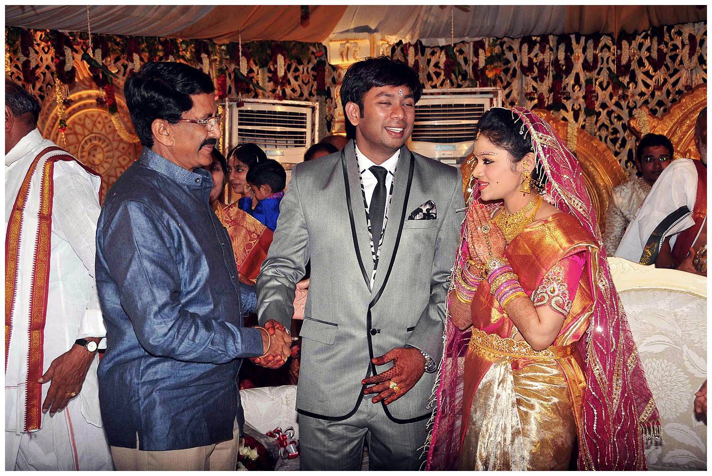 Nikhil Sister Sonali Wedding with Amarnath Reception Photos | Picture 456169