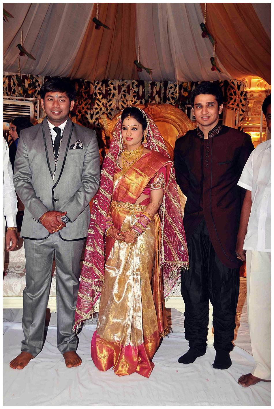 Nikhil Sister Sonali Wedding with Amarnath Reception Photos | Picture 456171