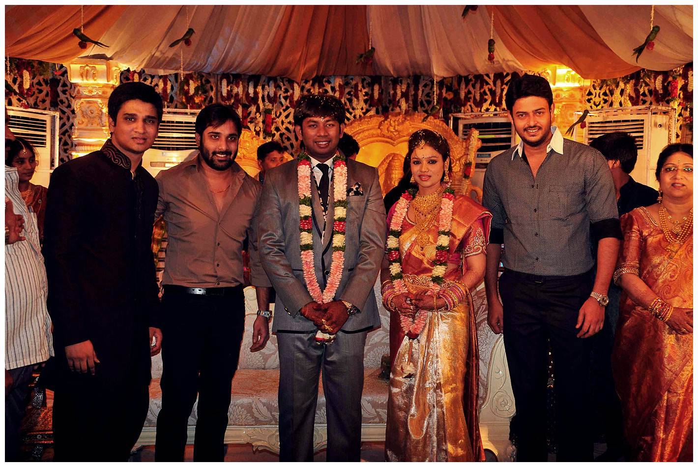 Nikhil Sister Sonali Wedding with Amarnath Reception Photos | Picture 456177