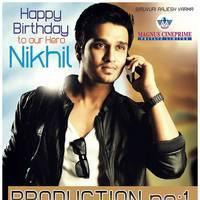Nikhil New Film Launch Birthday Design Poster