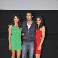 Priyanka Chopra and Ileana D Cruz at Barfi! Movie Theatrical Trailer Release - Stills | Picture 221935