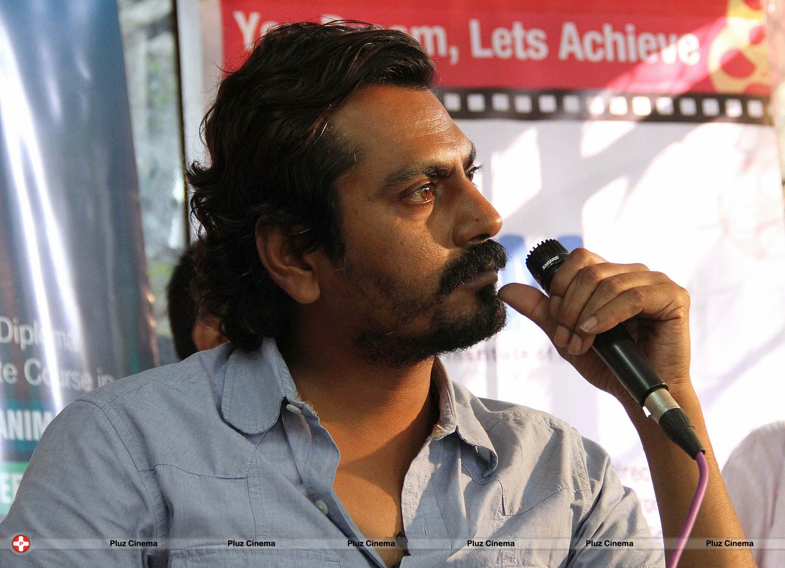 Nawazuddin Siddiqui interacts with students of Zee Institute of Media Arts Photos | Picture 559116