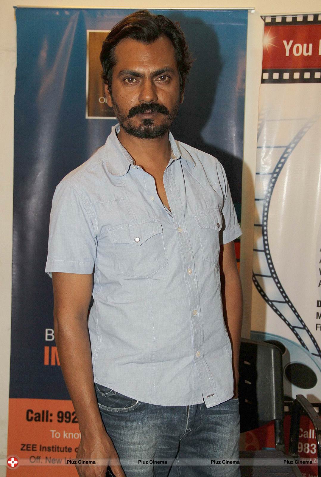 Nawazuddin Siddiqui interacts with students of Zee Institute of Media Arts Photos | Picture 559117