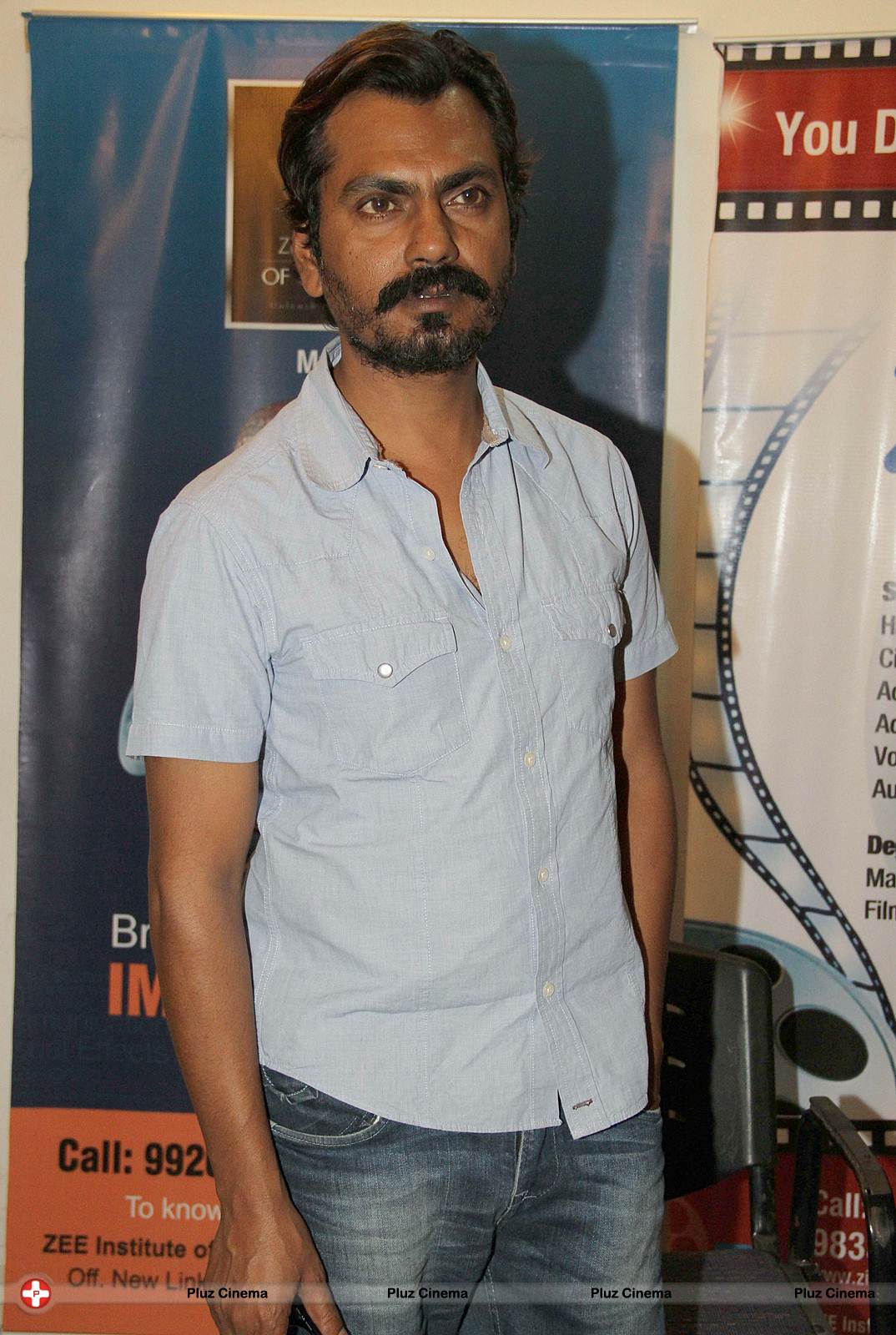 Nawazuddin Siddiqui interacts with students of Zee Institute of Media Arts Photos | Picture 559121