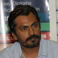Nawazuddin Siddiqui interacts with students of Zee Institute of Media Arts Photos
